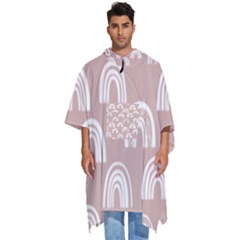 Pattern Men s Hooded Rain Ponchos by zappwaits