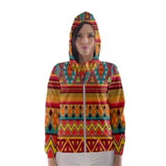 Aztec Women s Hooded Windbreaker by nateshop