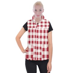 Gingham - 4096x4096px - 300dpi14 Women s Button Up Vest by EvgeniaEsenina