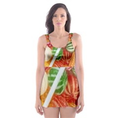 Aesthetic Candy Art Skater Dress Swimsuit by Internationalstore