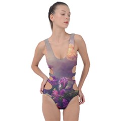 Floral Blossoms  Side Cut Out Swimsuit by Internationalstore