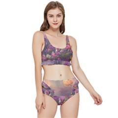 Floral Blossoms  Frilly Bikini Set by Internationalstore
