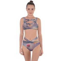 Floral Blossoms  Bandaged Up Bikini Set  by Internationalstore