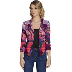 Fantasy  Women s Casual 3/4 Sleeve Spring Jacket by Internationalstore