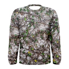 Climbing Plant At Outdoor Wall Men s Long Sleeve T-shirt by dflcprintsclothing