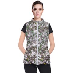 Climbing Plant At Outdoor Wall Women s Puffer Vest by dflcprintsclothing