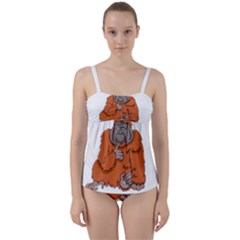 Orangutan T-shirtnope Not Today Orangutan 13 T-shirt Twist Front Tankini Set by EnriqueJohnson