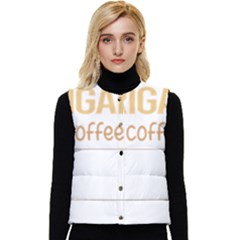 Origami T-shirtif It Involves Coffee Origami T-shirt Women s Button Up Puffer Vest by EnriqueJohnson