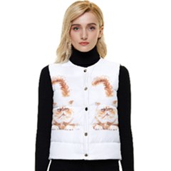 Persian Cat T-shirtsteal Your Heart Persian Cat 22 T-shirt Women s Button Up Puffer Vest by EnriqueJohnson