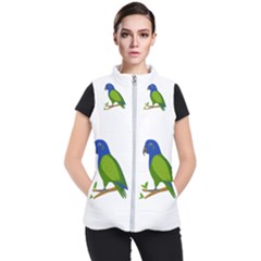 Pionus T-shirtwhite Look Calm Pionus 01 T-shirt (1) Women s Puffer Vest by EnriqueJohnson