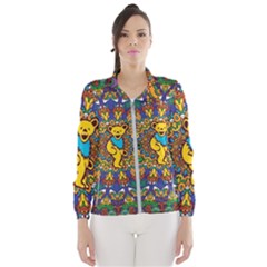 Grateful Dead Pattern Women s Windbreaker by Sarkoni