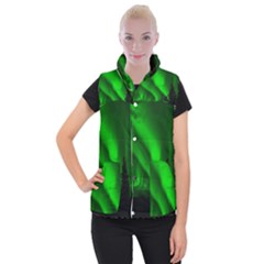 Aurora-borealis-northern-lights- Women s Button Up Vest by Ket1n9