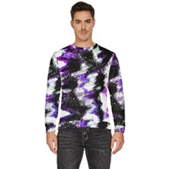 Abstract Canvas-acrylic-digital-design Men s Fleece Sweatshirt by Amaryn4rt