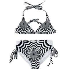 Spider Web Hypnotic Kids  Classic Bikini Set by Amaryn4rt