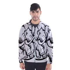 Mammoth Elephant Strong Men s Windbreaker by Amaryn4rt