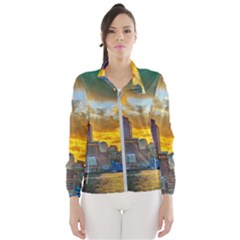 Boston Skyline Cityscape River Women s Windbreaker by Sarkoni