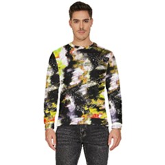 Canvas Acrylic Digital Design Art Men s Fleece Sweatshirt by Amaryn4rt