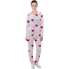 Hearts Romantic Love Valentines Casual Jacket And Pants Set by Ndabl3x