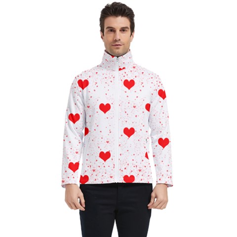 Hearts Romantic Love Valentines Men s Bomber Jacket by Ndabl3x