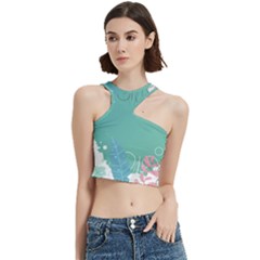 Plant Leaves Border Frame Cut Out Top by Grandong
