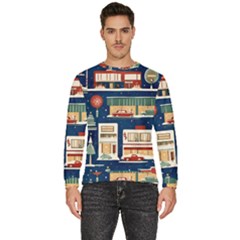 Background Mid Century Modern Men s Fleece Sweatshirt by Modalart