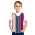 Vertical Line Color Lines Texture Kids  Basketball Tank Top View1