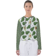 Avocado Pattern Women s Slouchy Sweat by flowerland