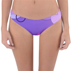 Colorful Labstract Wallpaper Theme Reversible Hipster Bikini Bottoms