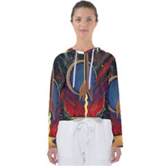 Rocket Painting Women s Slouchy Sweat