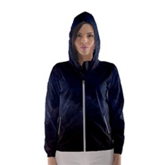 Cosmos Dark Hd Wallpaper Milky Way Women s Hooded Windbreaker by Ket1n9