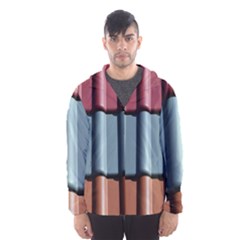 Shingle Roof Shingles Roofing Tile Men s Hooded Windbreaker by Ket1n9