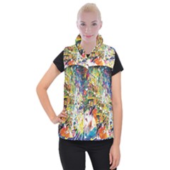 Multicolor Anime Colors Colorful Women s Button Up Vest by Ket1n9