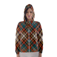 Tartan Scotland Seamless Plaid Pattern Vector Retro Background Fabric Vintage Check Color Square Geo Women s Hooded Windbreaker by Ket1n9