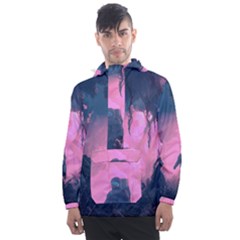 Beeple Astronaut Spacesuit 3d Digital Art Artwork Jungle Men s Front Pocket Pullover Windbreaker