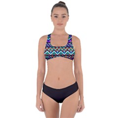 Colorful Tribal Criss Cross Bikini Set by CoolDesigns