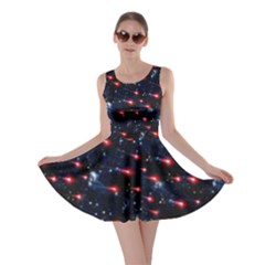 Shooting Star Black Galaxy Skater Dress by CoolDesigns