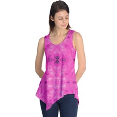 Pink & Black Pattern Tie Dye Tunic Top by CoolDesigns