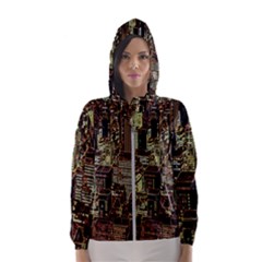 Photo New York City Skyscrapers Women s Hooded Windbreaker by Cendanart