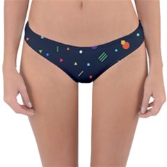 Abstract Minimalism Digital Art, Reversible Hipster Bikini Bottoms by nateshop