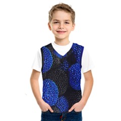 Berry, One,berry Blue Black Kids  Basketball Tank Top by nateshop