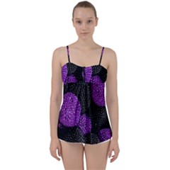 Berry,raspberry, Plus, One Babydoll Tankini Top by nateshop