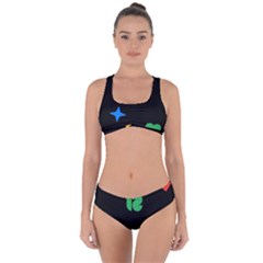 Wallpaper Criss Cross Bikini Set by nateshop