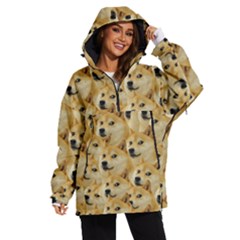 Doge, Memes, Pattern Women s Ski And Snowboard Jacket by nateshop