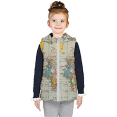 Pyramids Egypt Monument Landmark Sunrise Sunset Egyptian Kids  Hooded Puffer Vest by Proyonanggan