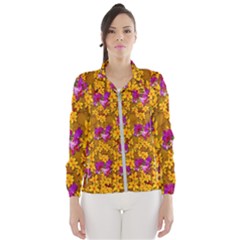 Blooming Flowers Of Orchid Paradise Women s Windbreaker by pepitasart