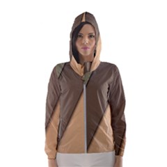 Abstract Texture, Retro Backgrounds Women s Hooded Windbreaker by nateshop