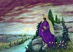 Jesus Overlooking Jerusalem 