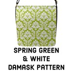 Spring Green Damask Pattern