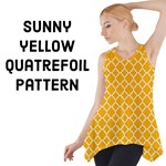 Sunny Yellow Quatrefoil Pattern
