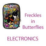 Electronics Freckles in Butterflies, Black White Tux Cat